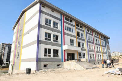 23 Nisan Mahallesi'ndeki okul inşaatında sona gelindi