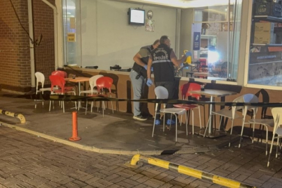 Hastane kantininde panik anları!