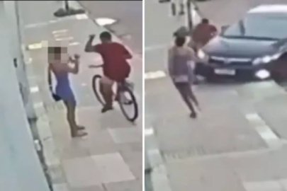 Kız arkadaşının telefonunu çalan hırsızı arabasıyla ezdi