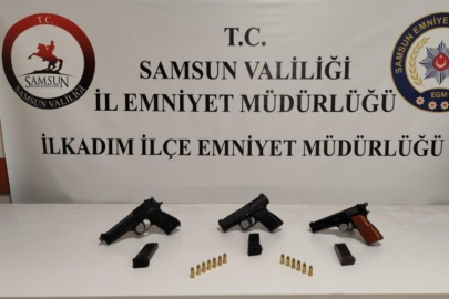 Samsun'da düğünde tabancayla ateş açan 2 kişi yakalandı