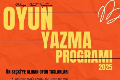 Nilüfer Kent Tiyatrosu Oyun Yazma Programı 2025 ön seçkisi tamamlandı