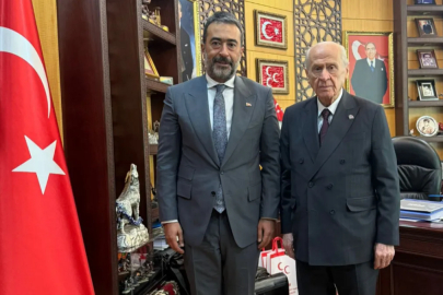 AK Parti Ankara İl Başkanı, Devlet Bahçeli'yi makamında ziyaret etti