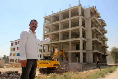 Müteahhit kendisini ihbar etti, koca bina dakikalar içinde yıkıldı