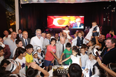 Bursa'da Nilüferli çocuklara sünnet şöleni