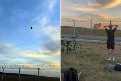 Polonya'da F-16 savaş uçağı düştü