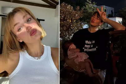 Gizem Karaca anneliğiyle mest etti, kızı Leyla Yaz'dan yeni kare geldi