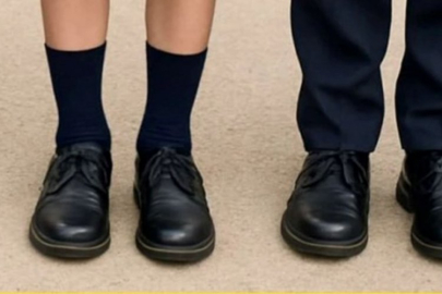 Öğrencilere siyah ayakkabı açıklaması!