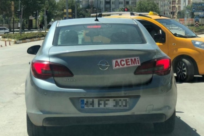 Acemi şoför çözümü böyle buldu!
