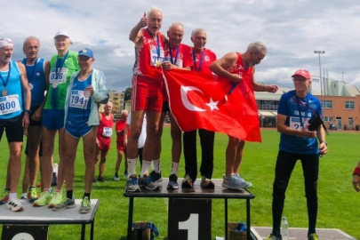 Bursalı master atlet, Balkan Şampiyonası'ndan 4 madalya ile döndü