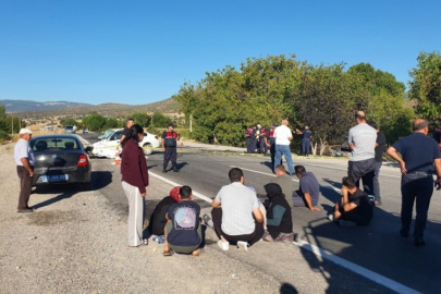 Feci kaza sonrası alev aldı!