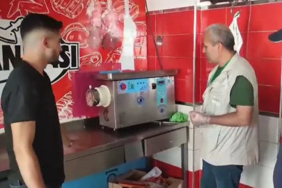 Gaziantep'te bozuk etleri vatandaşa satan kasap mühürlendi