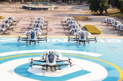 Uçan taksiler yolcu taşımaya başladı!