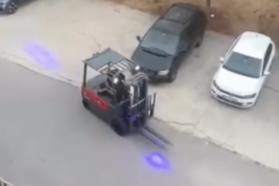 Bursa'da forklift hırsızlığı!