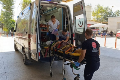 Bursa'da traktörden düştü! Üzerinden tekerlek geçti...