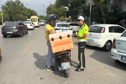 Manisa'da Kask ve Kaldırım Denetimlerinde 826 Sürücüye Ceza