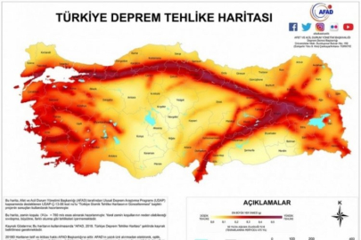 Türkiye'de deprem riski en az iller neresi? Hangi illerde deprem riski yüksek?