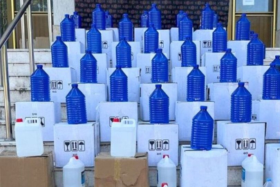 Denizli'de 642 litre etil alkol ele geçirildi