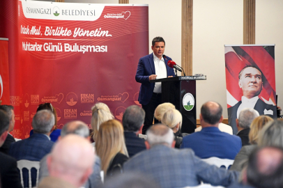 Osmangazi’de muhtarlar günü buluşması