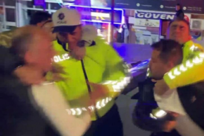 Alkollü şahıs ve çevresindekiler polise saldırmıştı! Bakan Yerlikaya "Gereği yapıldı" dedi...