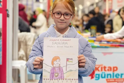 Bursa'da 9 yaşındaki Aslıhan, yazdığı hikaye kitabının gelirini Filistin'e bağışlayacak