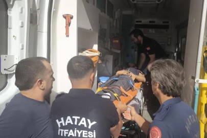 Hatay'da asansör bakımı için giden şahıs yaralandı