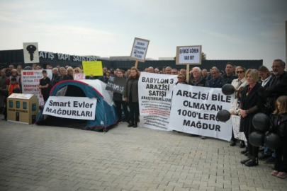 Bursa'da Atış Yapı'ya tepkiler büyüyor! Mağdur ailelerden 'siyah balon' eylemi...