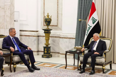 Dışişleri Bakanı Hakan Fidan, Irak Cumhurbaşkanı ile Görüştü