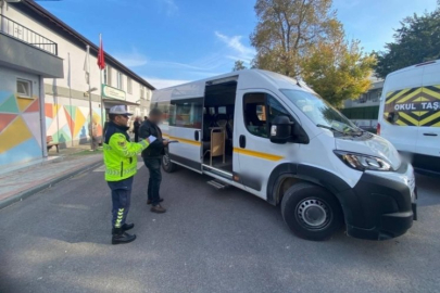 Bursa İl Jandarma'dan servis araçlarına sıkı denetim!