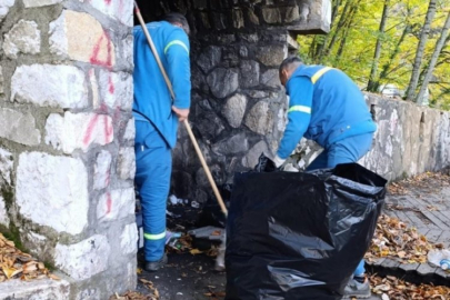Küreklidere Şelalesi doğal güzelliğine yeniden kavuştu...