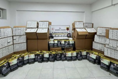 Sakarya'da 1 milyon liralık kaçak tütün baskını