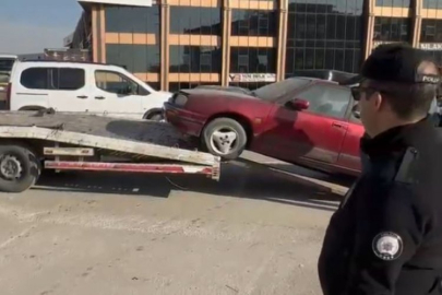 Ankara'da hurda araç temizliği; 13 araç trafikten men edildi