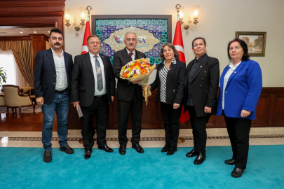 Bursa Valisi Ayyıldız’a TÜED Uludağ Şubesinden Ziyaret