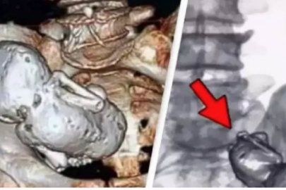 Tam 40 yıl boyunca bebeğini karnında taşıdı!