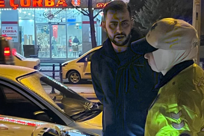 Konya'da ehliyetsiz sürücü, yolu uzatsa da polisten kaçamadı