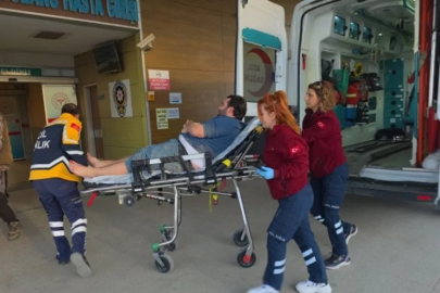 Bursa'da korkutan iş kazası: 600 kiloluk demir silindir...