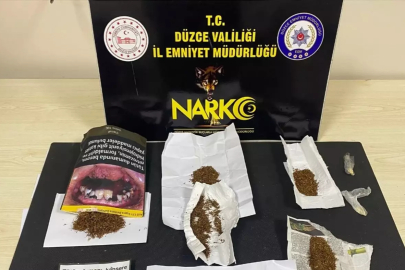 Düzce'de uyuşturucu operasyonunda yakalanan 3 zanlı tutuklandı