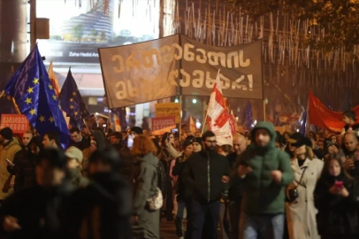 Gürcistan'da AB yanlısı gösteri düzenlendi