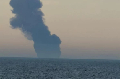 Kandıra açıklarında gemi yangını: Çok sayıda ekip sevk edildi