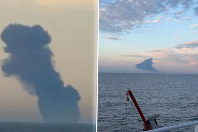 Karadeniz'de iki tanker gemisinde patlama