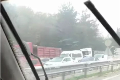 Bursa'da trafik resmen kilitlendi! Milim milim ilerliyor...