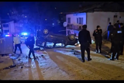 Tokat'ta Takla Atan Araçta 5 Kişi Yaralandı