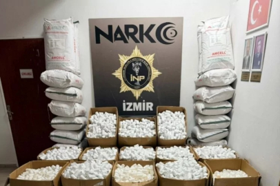 İzmir'de 2 milyon 309 bin 774 sentetik hap ele geçirildi