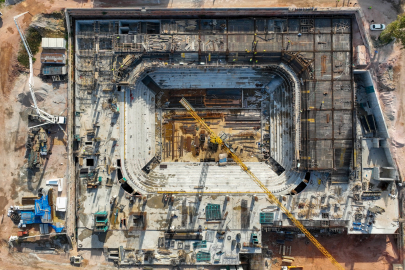 Atatürk Spor Salonu hızla yükseliyor