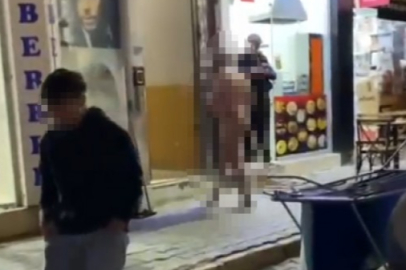 Alkolün dozunu kaçırdı! Sokakta çırılçıplak gezdi!