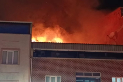 Bursa'da mahalleyi sokağa döken yangın!