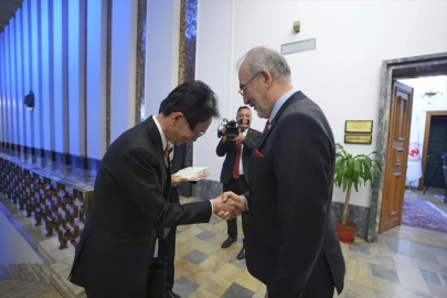 Türkiye-Japonya Parlamentolar Arası Dostluk Grubu Başkanı Cevizoğlu, Japonya'nın Ankara Büyükelçisi Tamura ile görüştü
