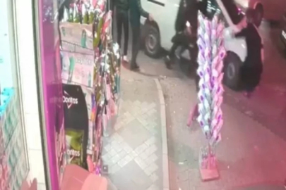 'Dur' ihtarına uymadı, yayayı feci şekilde ezdi!