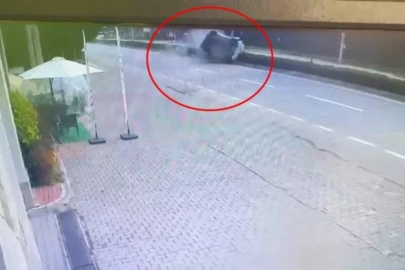 Bursa'da feci kaza! Burnu bile kanamadı...