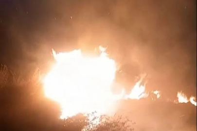 Hatay'da çalılık alanda çıkan yangın söndürüldü