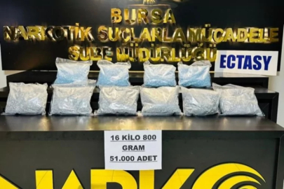 Bursa'da on binlerce uyuşturucu hap ele geçirildi!